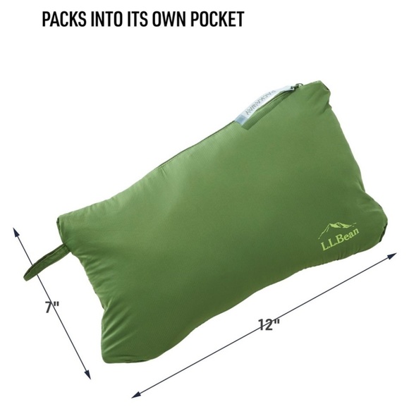 LL Bean Men’s Stretch Packaway Jacket (L LONG in subtle two-toned blue) - Picture 8 of 10